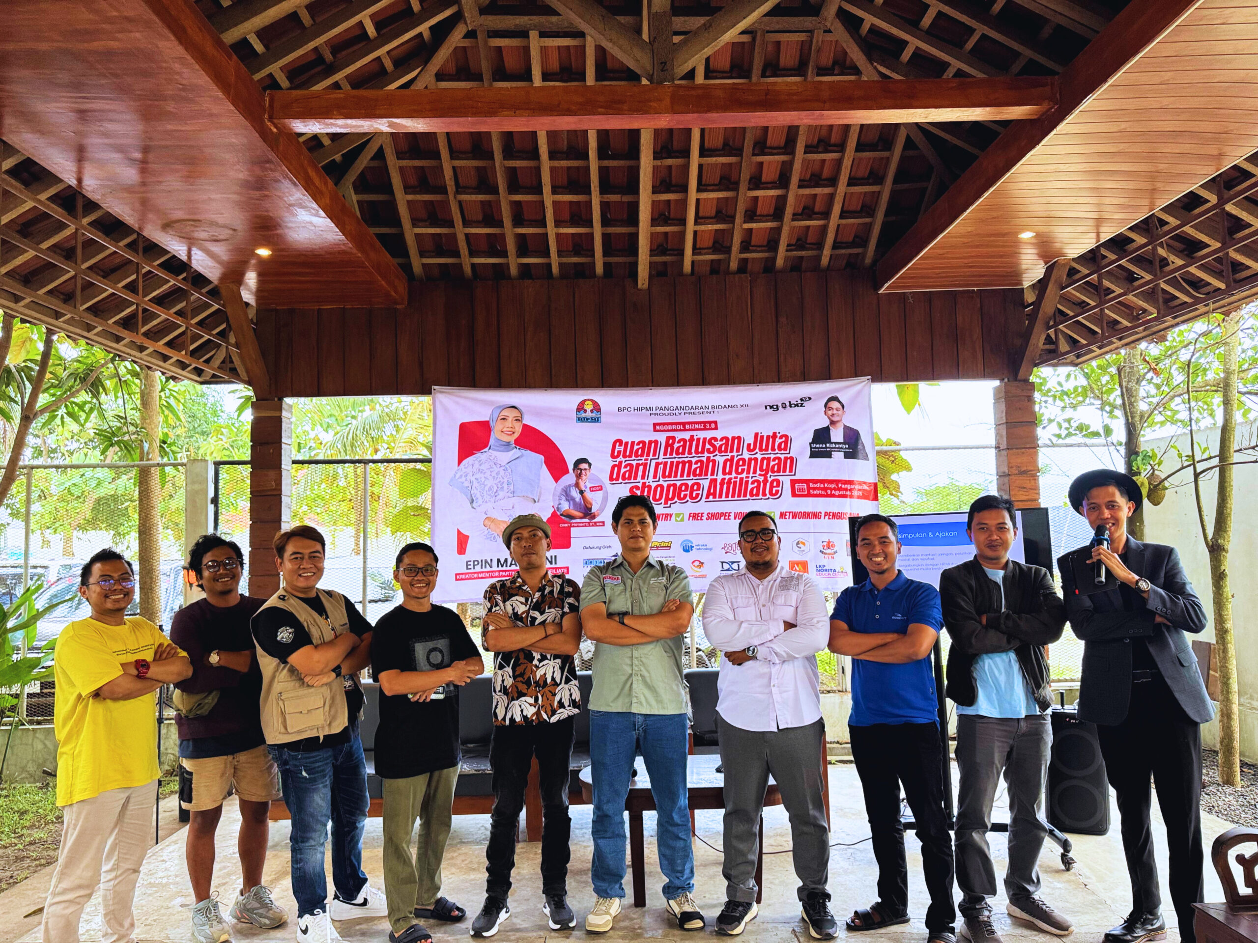 cinky priyanto calon tunggal ketua umum hipmi pangandaran